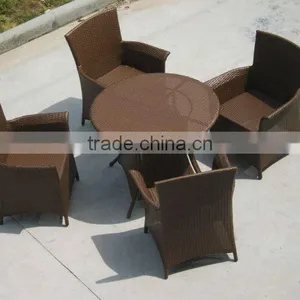 PE Rattan Arm Chair and Talbe thumbnail-1