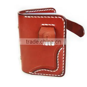 Top Genuine Leather Business Card Holder Business Genuine Leather Cover Bulk Clear PVC Card Holder thumbnail-2