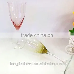 Good Quality and Cheap Colored Glass Goblet European Style Glass thumbnail-1