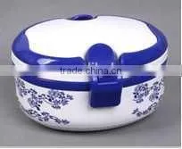 Portable Single Oval Lunch Box With Lock thumbnail-1