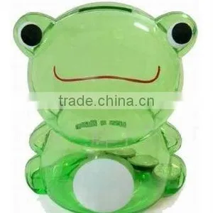 Plastic Frog Money Bank Piggy Bank thumbnail-1
