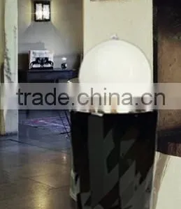 Boutique Diamond Surface Fiber Glass Water Fountain With Led Light thumbnail-2