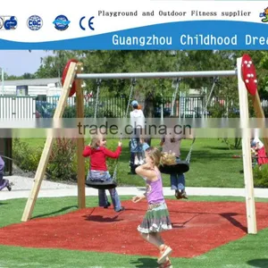 (CHD-851) Double Seats Swing, Happy Games Outdoor Swing, Patio Swing Chair thumbnail-1