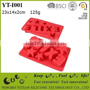 Silicone Ice Cube Tray With Star Shape YT-I001 thumbnail-1