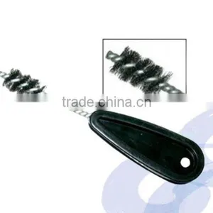 Steel Wire Pipe and Tube Fitting Cleaning Brush Tool With Plastic Handle for Repair Tool thumbnail-1