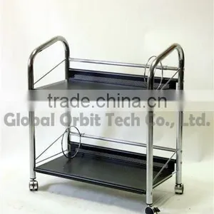 Kitchen Stand Kitchen Shelf, Magazine Rack, Easy Move Metal Storage Rack thumbnail-4