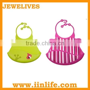 Silicone Plain Dribble Custom Adult Baby Bib thumbnail-1