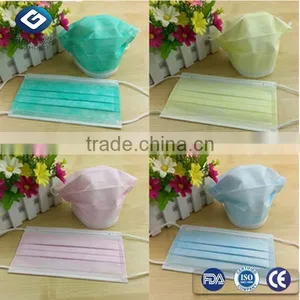 Single Use Dental Non Woven Face Mask 3 Ply thumbnail-2
