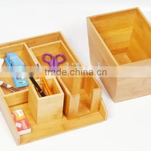 Bamboo Desktop Organizer Set #5026 thumbnail-1