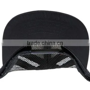 Stylish 5 Panel Black Neon Snapback Trucker Hats thumbnail-5