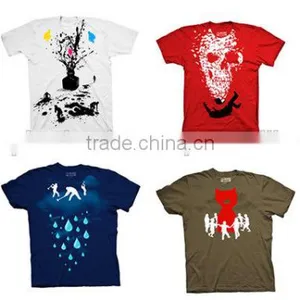 New Design of Printed T-shirt 2016, 100% Coton Fabric thumbnail-3