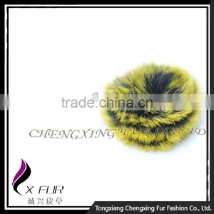 CX-A-54B 2016 Fashion Wholesale Cheap Rex Rabbit Fur Cell Phone Charm Chain thumbnail-3