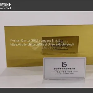High Quality 304 Titannium Mirror Stainless Steel Sheet thumbnail-2