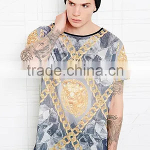 2014 New Style 100% Polyester Sublimation Tee thumbnail-1