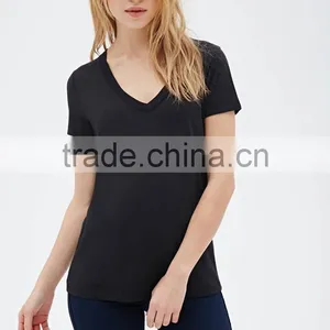 Custom China Make Women's Modal Plain T-shirt thumbnail-1