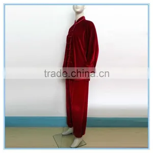 Factory Price Wholesale OEM Unisex Winter Warmth Tai Chi Kongfu Uniform Suit Art Uniform Chinese Kongfu Uniform thumbnail-4