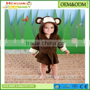 Hooded Animal Bathrobe Cartoon Baby Towel Character 12 thumbnail-6