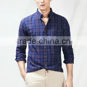 Latest Slim-fit Plaid Shirt Designs for Men thumbnail-1
