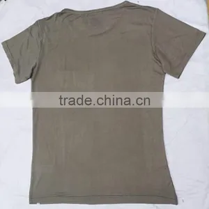 Fashion Men Grey Printed Pocket Cotton T Shirts thumbnail-2