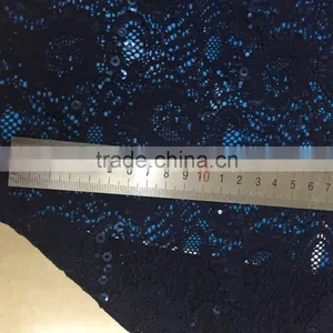 Lace Fabric With Sequins/beaded Lace #B8035 thumbnail-1