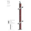Balcony Stainless Steel&Wood Railing Design Balustrade thumbnail-3