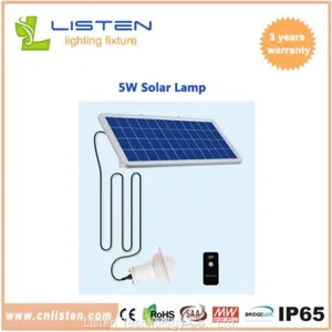 5W Solar LED Lamp Emergency Home Outdoor Camping Hunting Light Lamp thumbnail-1