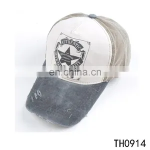 TOROS Unisex Metal Closure Print Distressed Patch Baseball Cap thumbnail-1