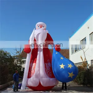 Attractive Customized Outdoor Giant Christmas Inflatable Santa Claus Decoration thumbnail-2