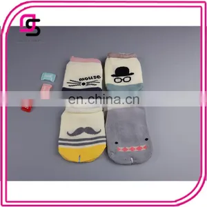 2017 Hot Selling Good Quality Cotton Baby Printed Socks thumbnail-1
