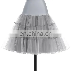 Grace Karin Grey Tutu Petticoat Underskirt Crinoline Skirt For Wedding Vintage Dress CL008922-10 thumbnail-2
