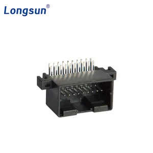 174055-2 TYCO AMP TE Automotive PCB Wire Connector 20 Pin Header Connector thumbnail-1