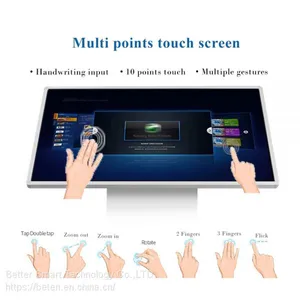 Interactive Touch Screen Display Floor Standing Kiosk 32'' 43'' 49