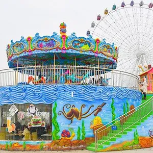 Amusement Park Carousel Ocean Theme thumbnail-3