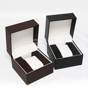 Single Watch Packaging Gift Box Leather Packaging Box Watch Storage Box Jewelry Packaging Box Can be Customized Logo thumbnail-2