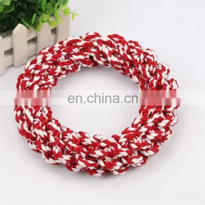 Best Pet Shop Toys Wholesale Cotton Rope Doughnut Toy for Dogs thumbnail-2