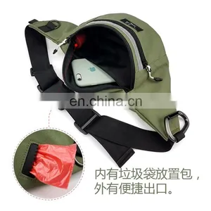 Customized Logo Cheap Portable Poop Bag Dispenser Walking Dog Waist Bag thumbnail-4
