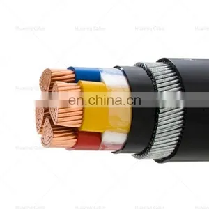 4 Core Armoured Electrical Cable Low Voltage 0.6 /1KV 4Cx120mm Double Steel Tape thumbnail-1