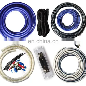 4 Gauge High Power Cable 18 Gauge Trigger Wire Fuse Spade Terminals Car Amplifier Kit Aisen Car Audio Cable thumbnail-3