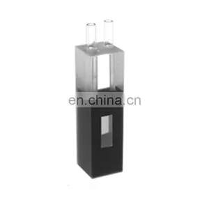 Cuvette Biochemistry Cell Spectrophotometer Quartz Flow Cell ES Quartz Glass 5mm Path Length Flow Cell thumbnail-1