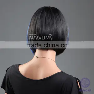 W3050 Unprocessed Wholesale 5a Grade Raw Natural Short Human Hair Wigs for Young Women thumbnail-6