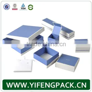 Fashion Luxury Cardboard Gift Velvet Lined Magnetic Closure Jewelry Box With Custom Logo thumbnail-2