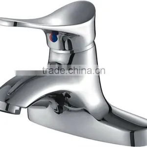 Deck Mounted Single Handle 2 Holes Basin Faucet Mixer Tap KL-3322 thumbnail-1