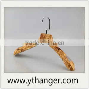 CY-610 Leopard Print Special Design Rubber Coat Plastic Hanger Rubber Clothes Hanger thumbnail-5