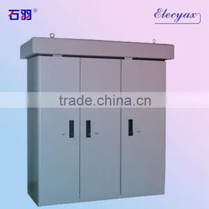 SKW-004 Electric Steel Cabinet/outdoor Battery Rack/sheet Metal Indoor Storage Box With 3 Locking Doors thumbnail-1