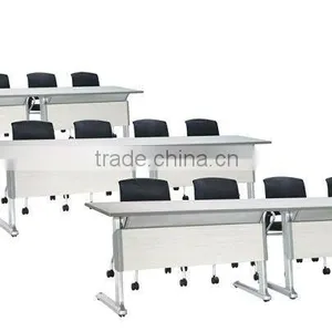 Aluminium Alloy Leg Wooden Folding Conference Table HD13B thumbnail-6