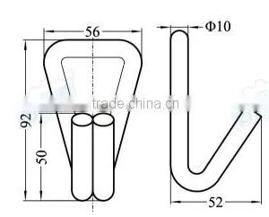04316 China Steel Snap Hook thumbnail-2