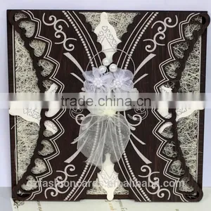 New Arrival Product Luxury Wedding Invitation Wooden Box thumbnail-2