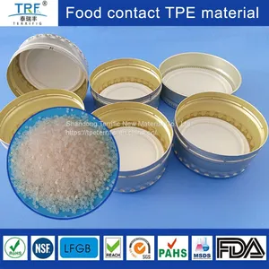Supply Food Grade Thermoplastic Elastomer TPE Raw Materials for Oral Liquid Bottle Cap Seal Liner Gasket thumbnail-1