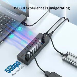 10-port USB-B to USB3.0 Hub thumbnail-2