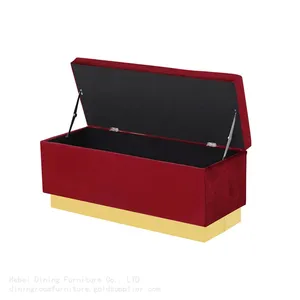 Living Room Shoe Changing Bench Storage Fabric DF-L1 thumbnail-1